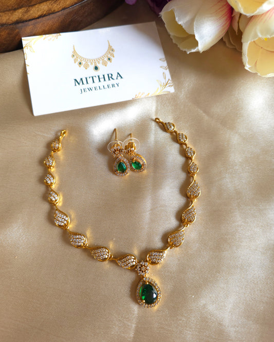 Serene Leaf-Link Teardrop Collection MJ1021