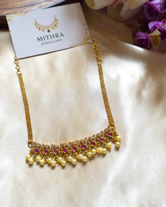 Pearl Guttapusalu Choker Necklace MJ1061