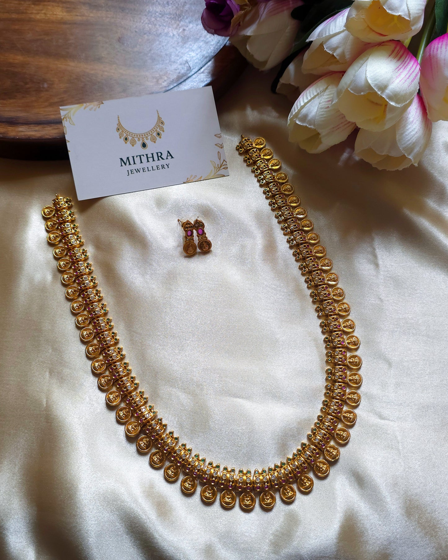 Divine Lakshmi Kasu Mala Haram MJ1064