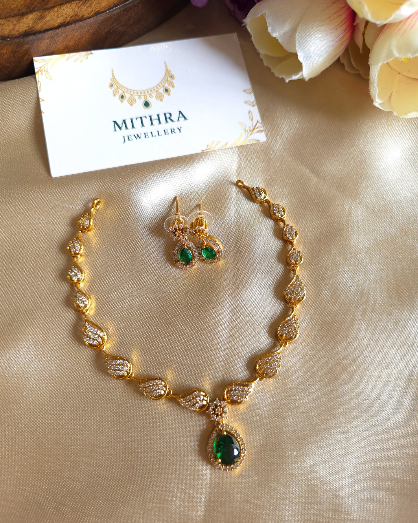 Serene Leaf-Link Teardrop Collection MJ1021