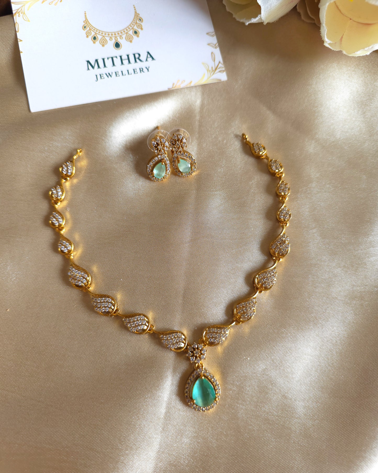 Serene Leaf-Link Teardrop Collection MJ1021